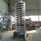 Closed Plastic Granule Cooling Vertical Spiral Vibration Elevator Conveyor