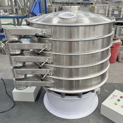 Vibratory Screening Machine for Granular and Powdered Material Treatment in Chemical Food and Medicine Industries