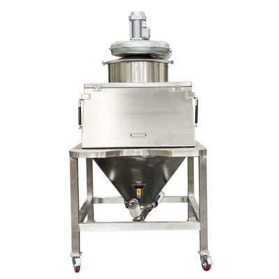 A large-scale bulk bag unloading machine suitable for the food and chemical industries, which is dust-free and reduces waste.