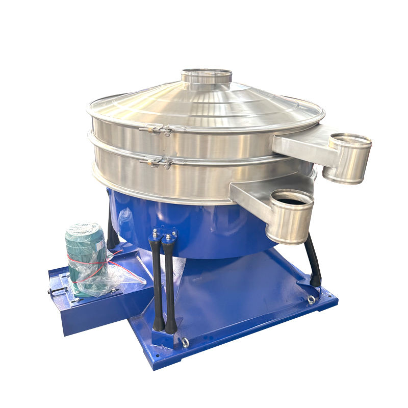 High-capacity and low-noise tumbler screening machine for fine classification and impurity removal