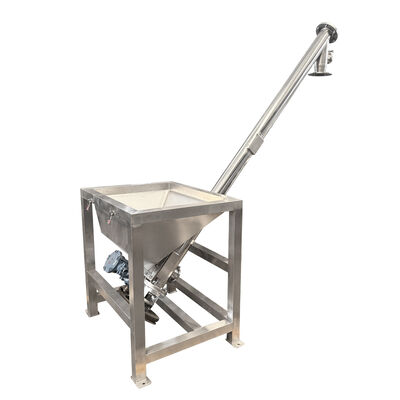 ناقل المسامير الحلزوني ناقل محرك ذو شفرة دوامة للنقل المستمر للحبيبات والكتل الصغيرة