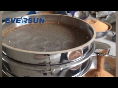 آلة جرافة الشاشة الاهتزازية من الفولاذ المقاوم للصدأ الصناعية للطعام