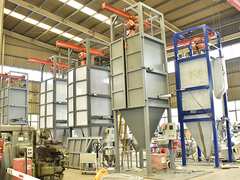 500-2000 كجم آلة تفريغ الأكياس مع نظام الوزن