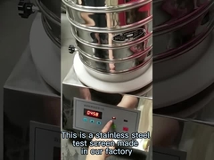 آلة شاشة اختبار دائرية من الفولاذ المقاوم للصدأ 8 طبقات