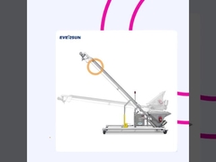 SUS304 316L نظام النقل المزلق الحامل المسمار المغذ