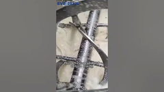 خلاط حلزوني: حل خلط فعال وموحد للماء ومسحوق الفول